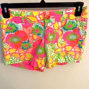 Ladies Lilly Pulitzer Callahan shorts size 0